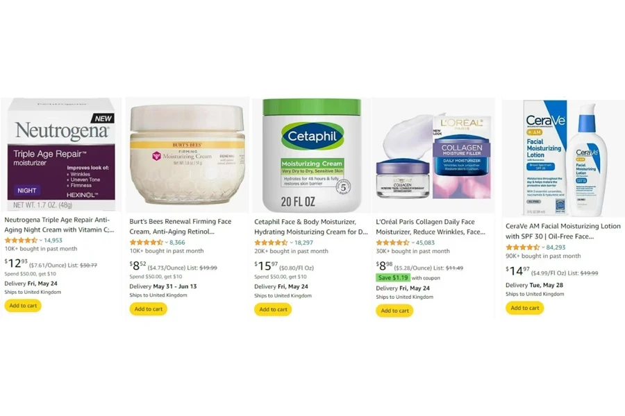 Los productos de belleza y cuidado personal más vendidos en Amazon