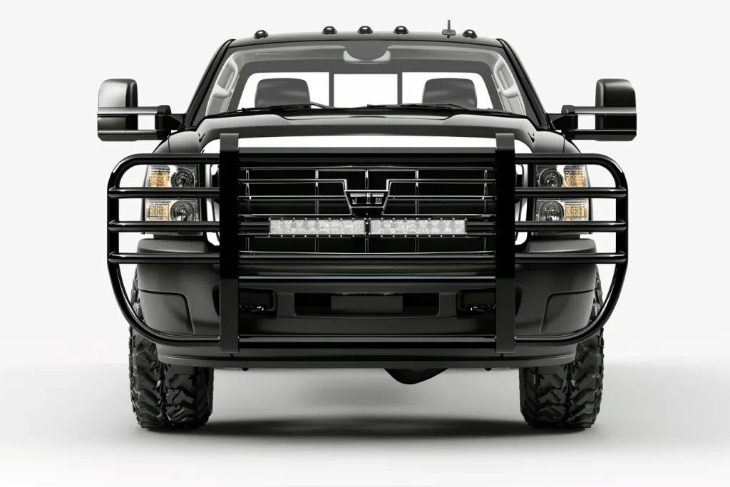 with front and rear bars for pickup truck