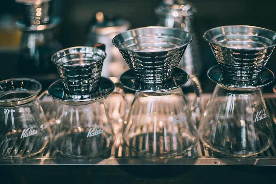 Coffee mugs with coffee filters