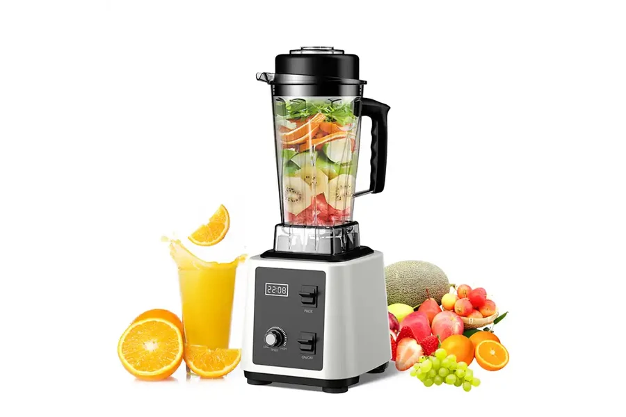 Commercial blender for hot soups or cold smoothies