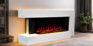 Decorative and functional electric heater with remote control