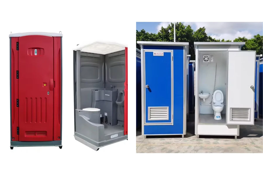 Flushable portable bathrooms for enhanced comfort