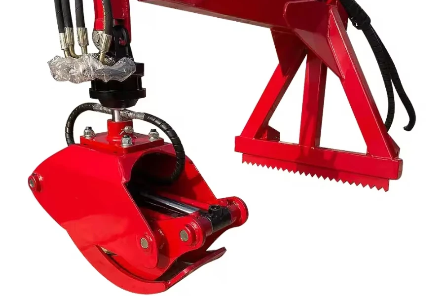 Sesuaikan Grapple Fork dengan Skid Steer Loader untuk Attachment Pertanian