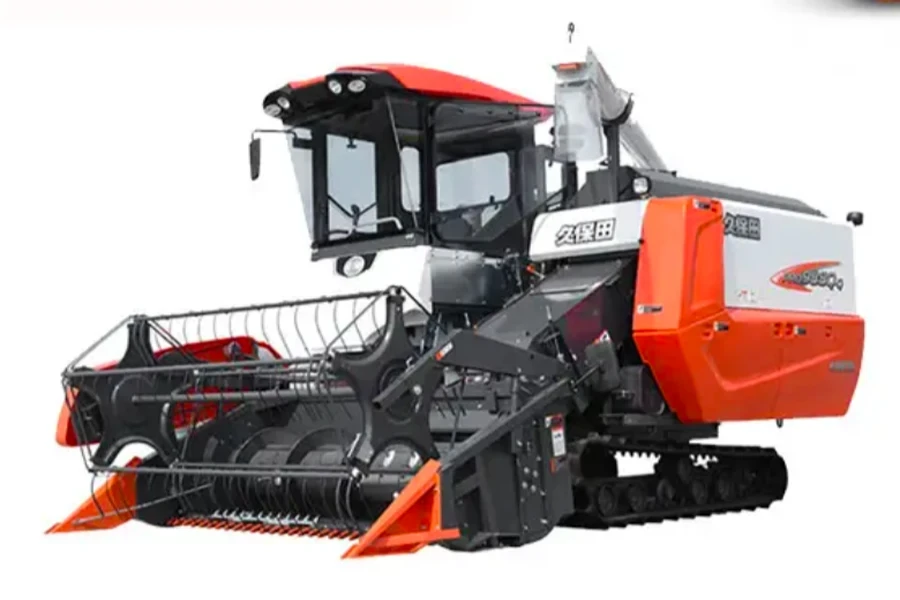 Japanese brand Kubota rice combine harvester