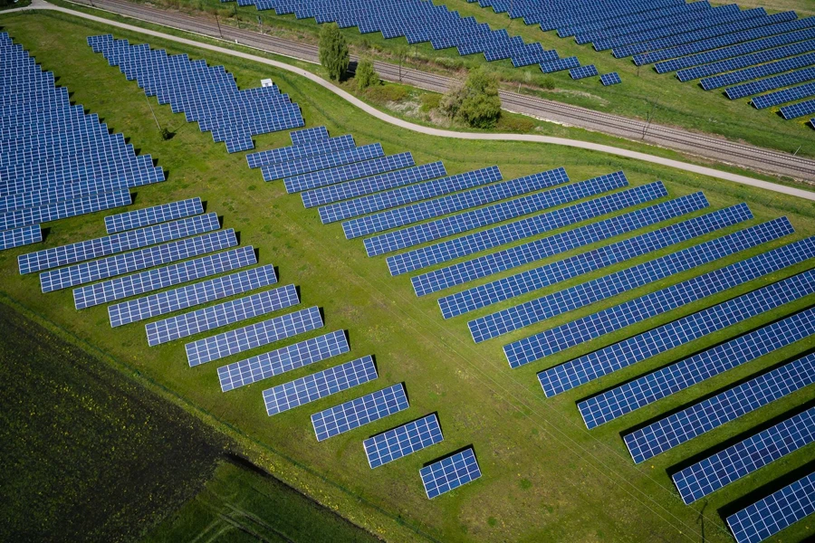 Planta de energía solar a gran escala