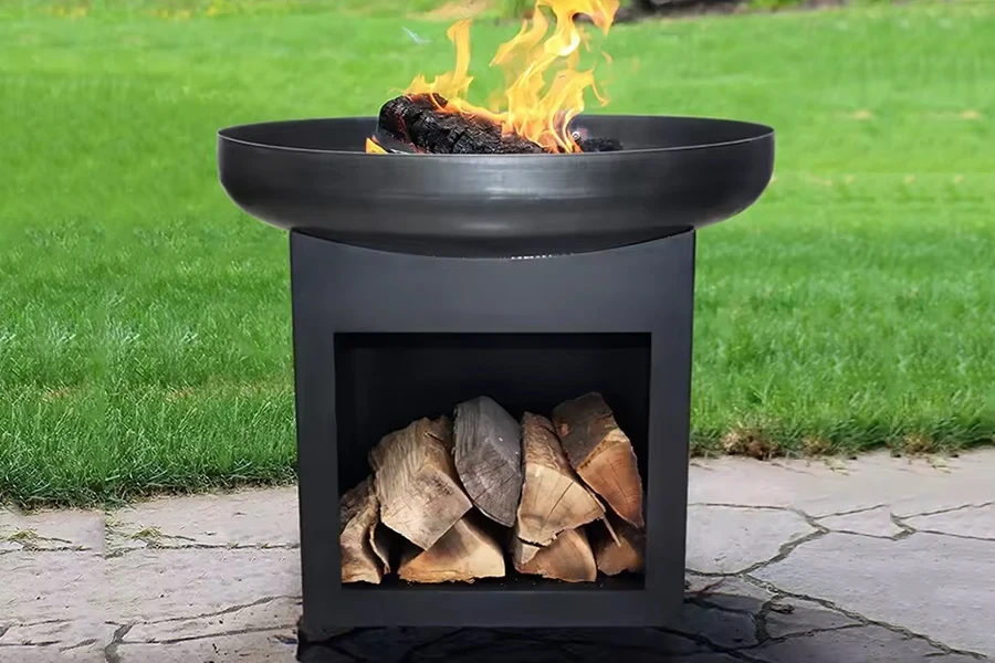 Mini stainless steel smokeless fire pit