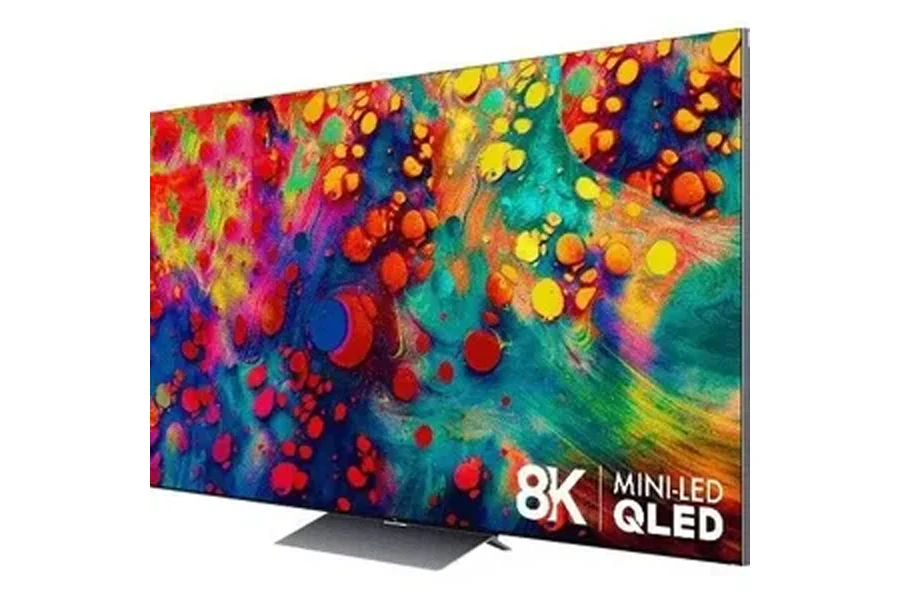 Foto eines Mini-QLED-8K-Fernsehers