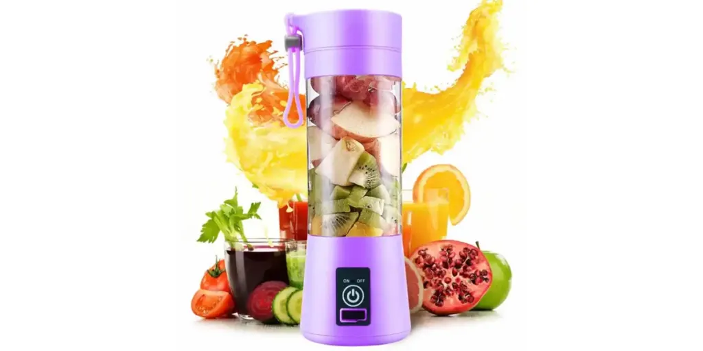 Portable self-cleaning, USB rechargeable, smoothie maker