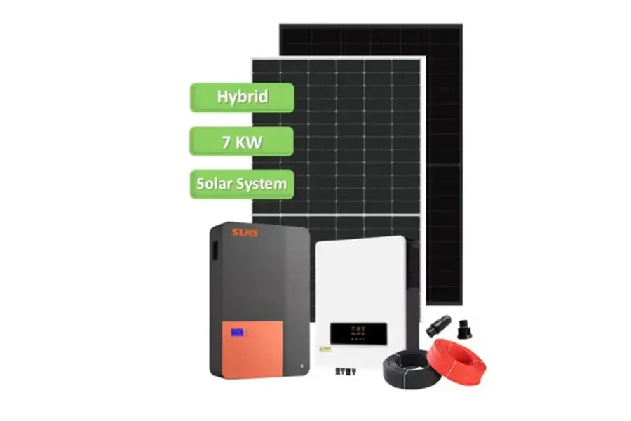 a 7 Kw hybrid solar system