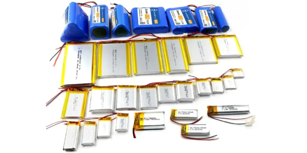 A bunch of LiPo batteries