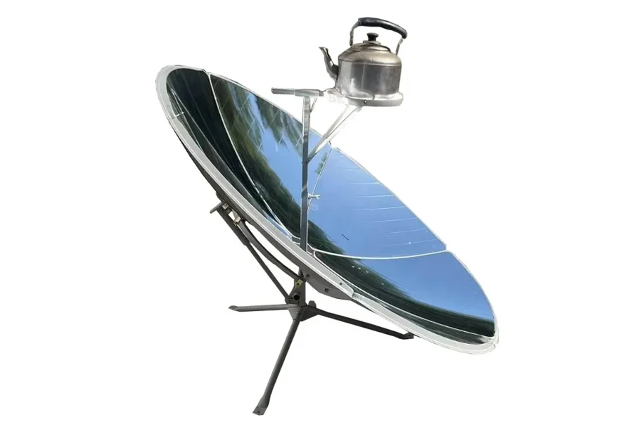 ein parabolischer solarthermischer Kollektor