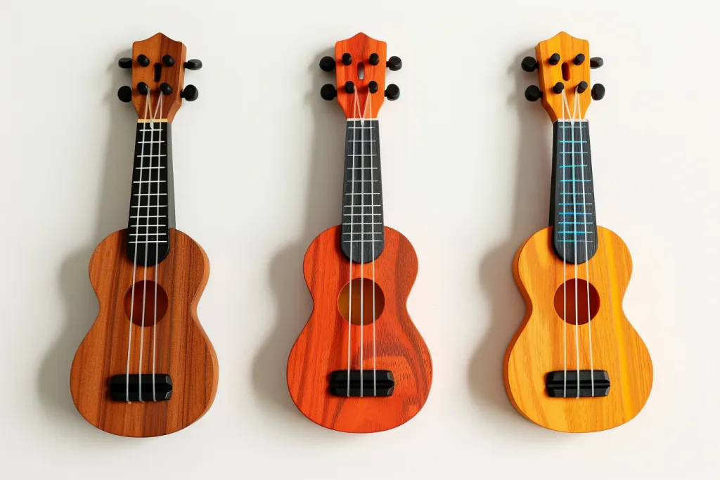 Set di chitarre giocattolo per bambini da 3 pezzi