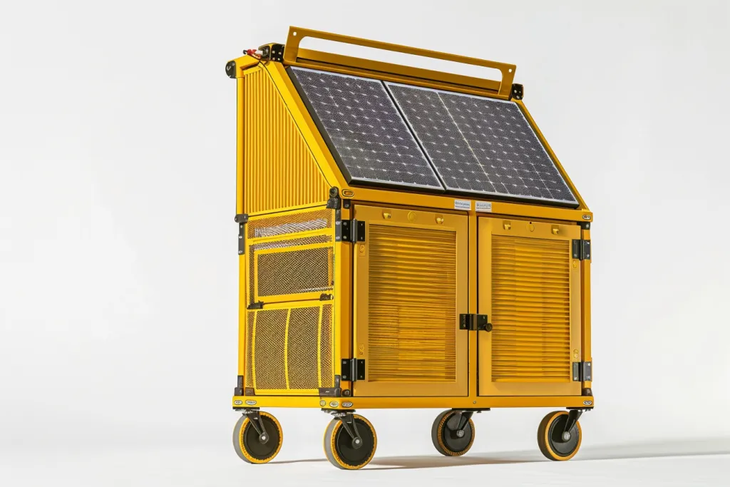 Un carro de energía solar avanzado