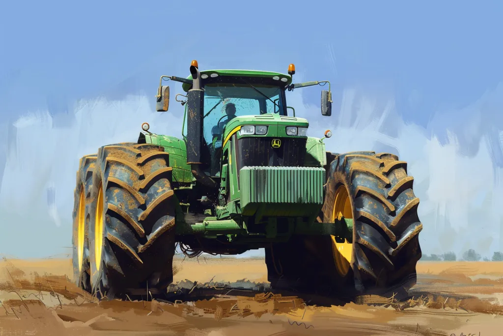 an image of the tractor