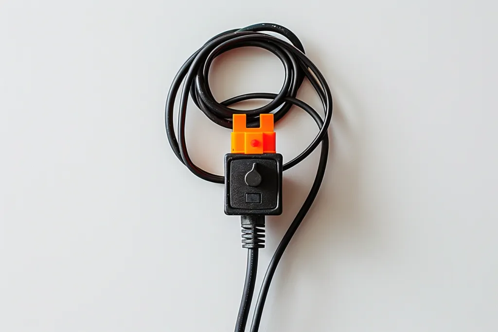 Cable de modo lumine de alimentación del coche con interruptor