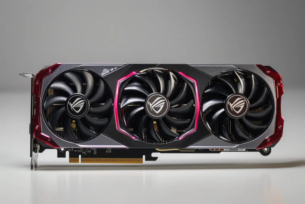 4070 super ti with three fans on the front and back side