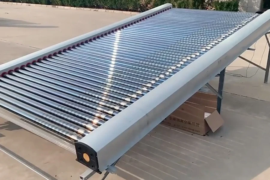 an unglazed solar air collector