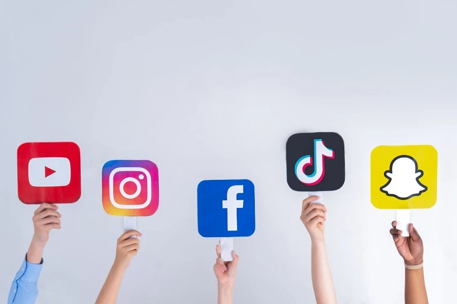 diferentes plataformas de redes sociales para el comercio electrónico