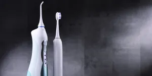 Escova de dentes elétrica sônica e irrigador oral