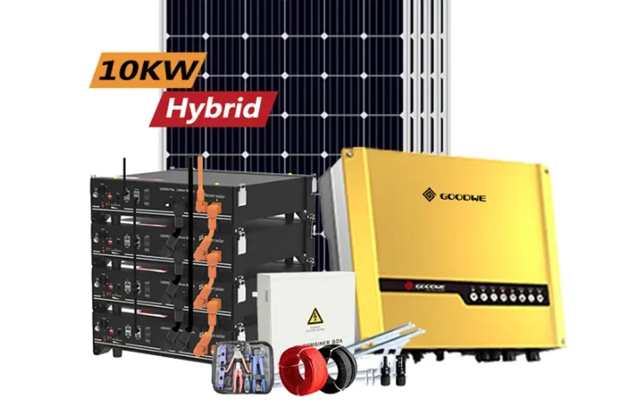 Hybrid-Solarsystem - Umfangreiches Komponentensortiment