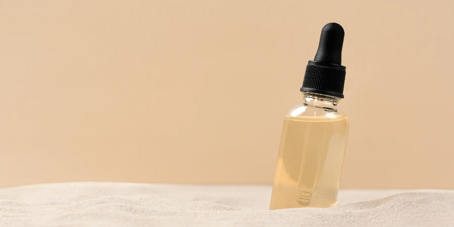 Skincare with beauty cosmetic face oil