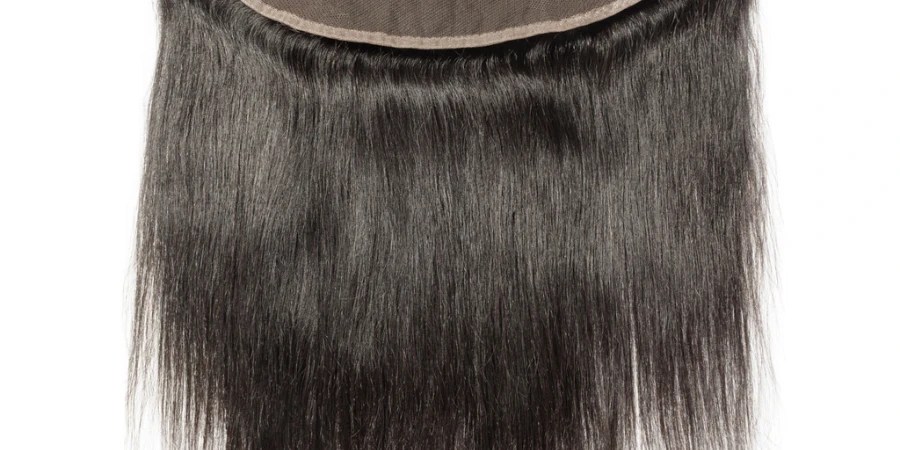 iStock-13 на 4, прямые черные кружева из натуральных волос спереди