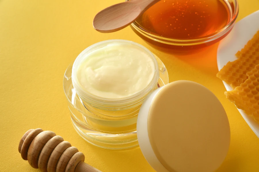 Crema hidratante para el cuidado de la piel