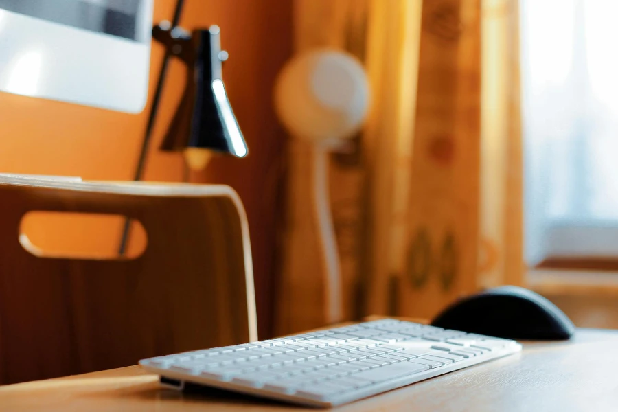 Teclado inalámbrico para fotografía de primeros planos