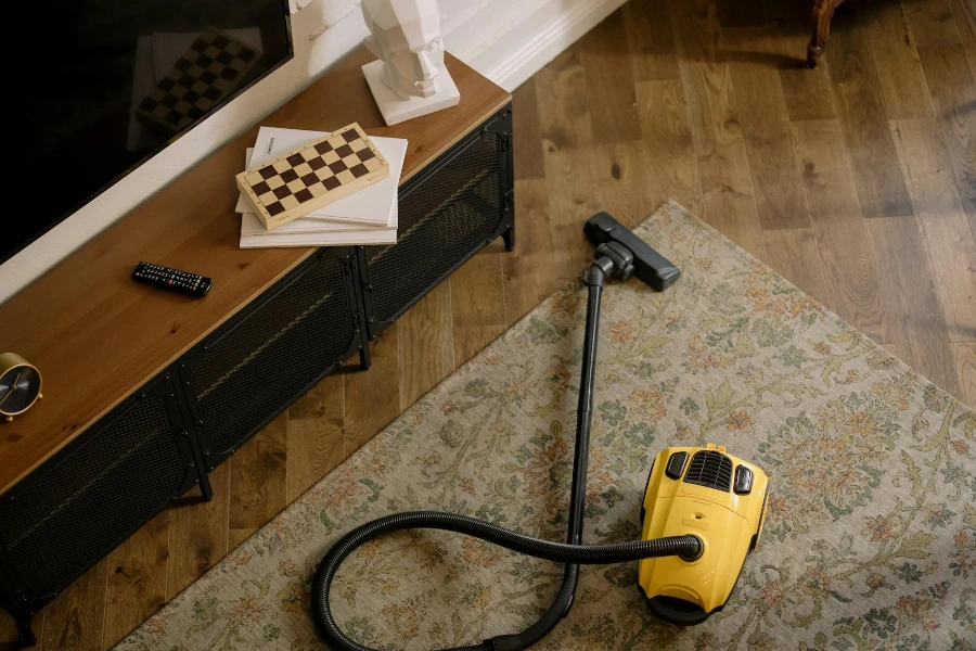 Yellow and Black Steam Cleaner