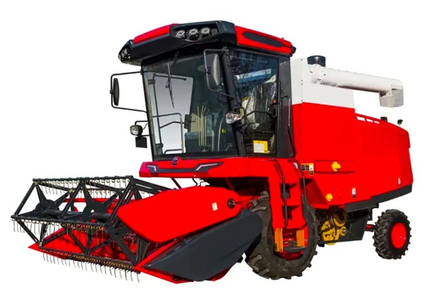 multifunction wheeled rice harvester