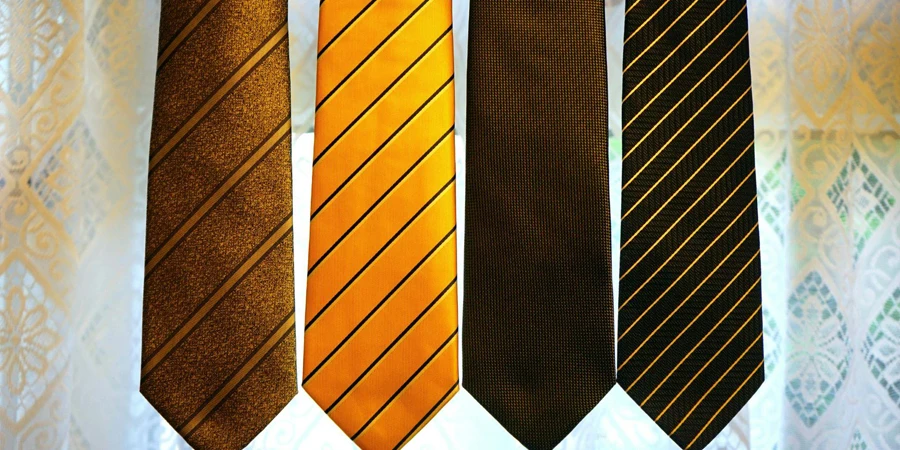 la corbata de seda
