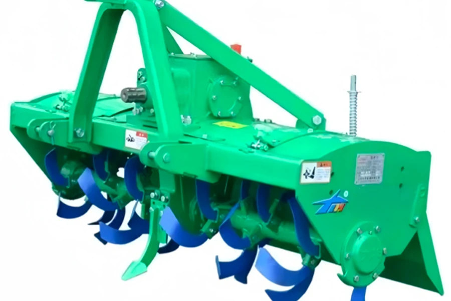 tractor-towed rotary tiller cultivator