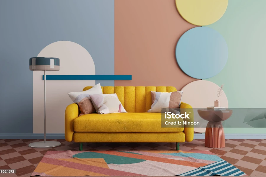 Decoração de casa bem projetada com ótimas combinações de cores