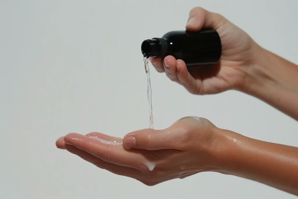 A closeup of a hand being Hand Mochéed