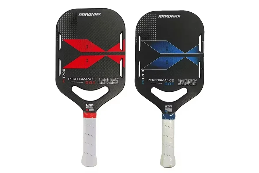 Remo de Pickleball Termoformado em Fibra de Carbono Arronax T700 3K