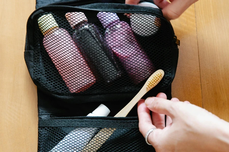 Black Toiletry Bag