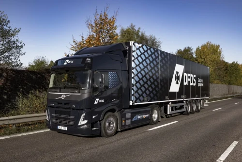 DFDS Volvo electric truck