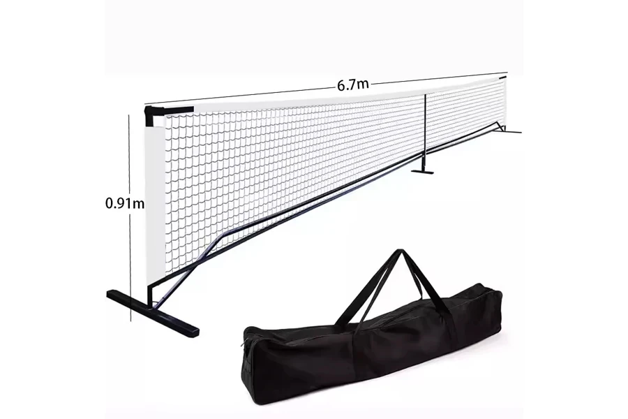 Filet de sport pliable et facile à transporter pour Pickleball