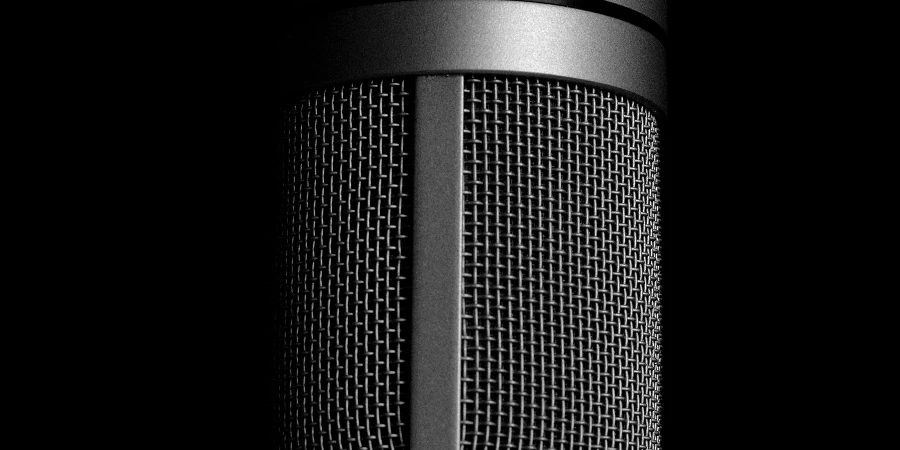 Grey Condenser Microphone Close-up Photography