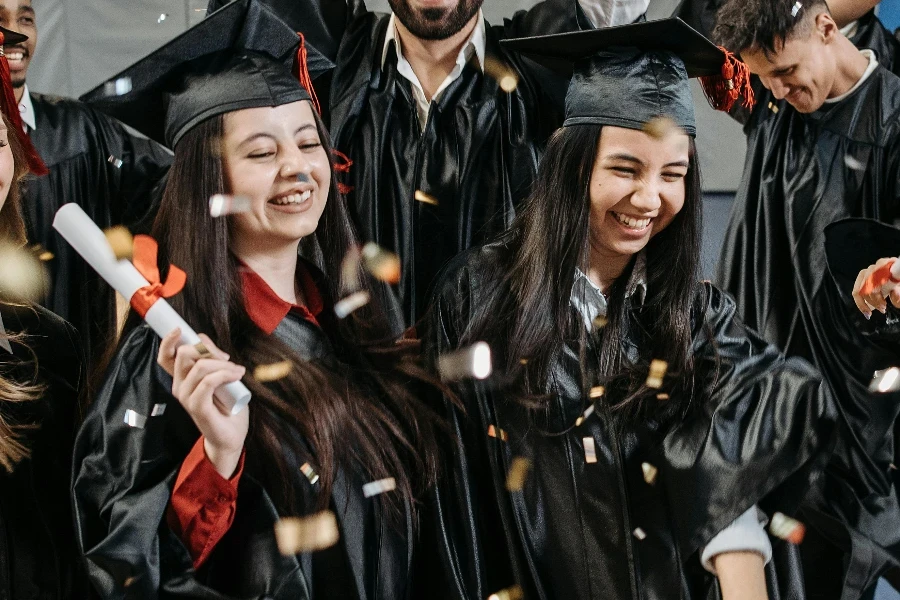 Group of People Wearing Academic Dress