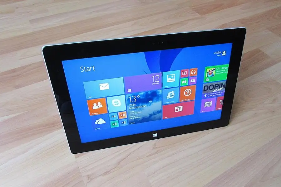 A tablet PC is a portable, lightweight device