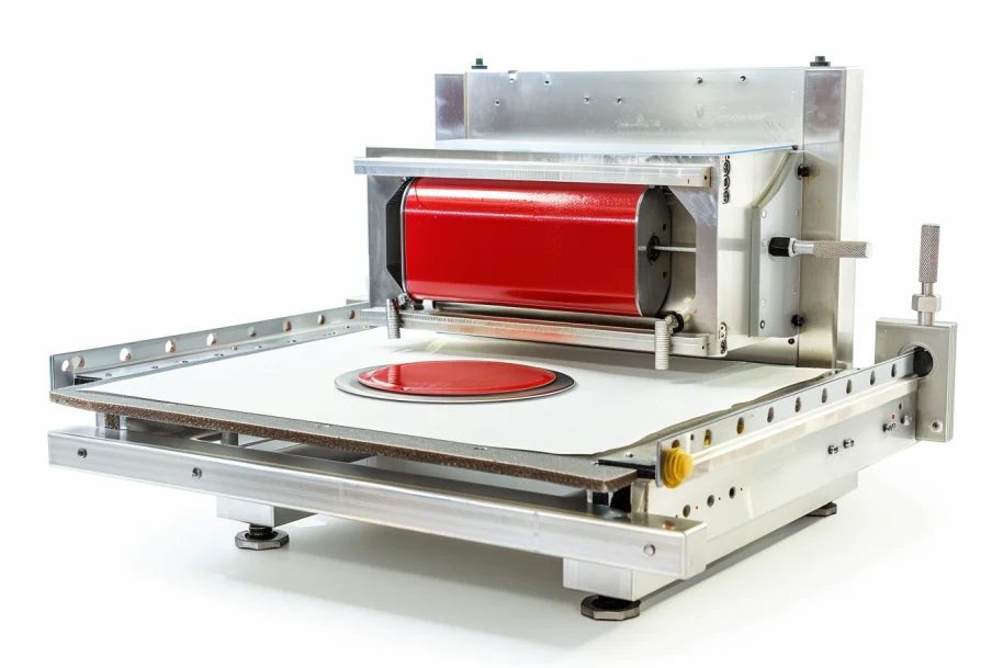 Inkless screen printing machine