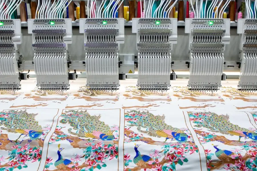 Textile Industrial Embroidery Machine