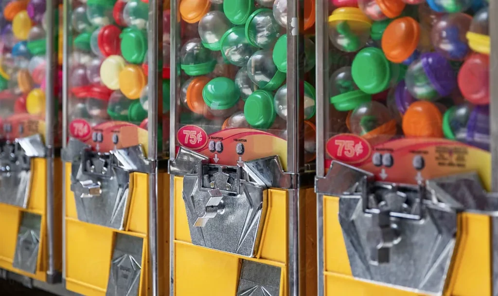 Vintage Retro Gumball Toy Vending Machine