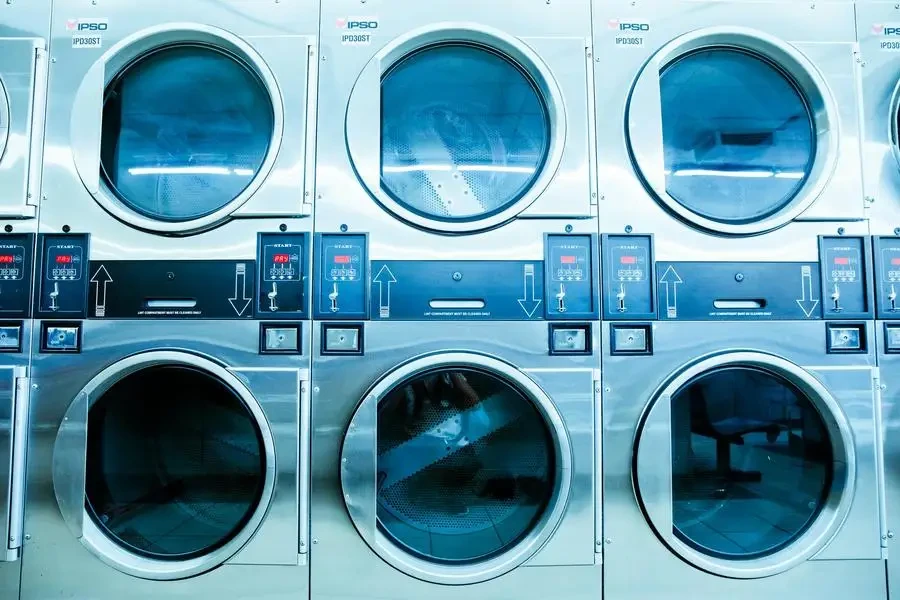 White Front Load Washing Machines by Ekaterina Belinskaya