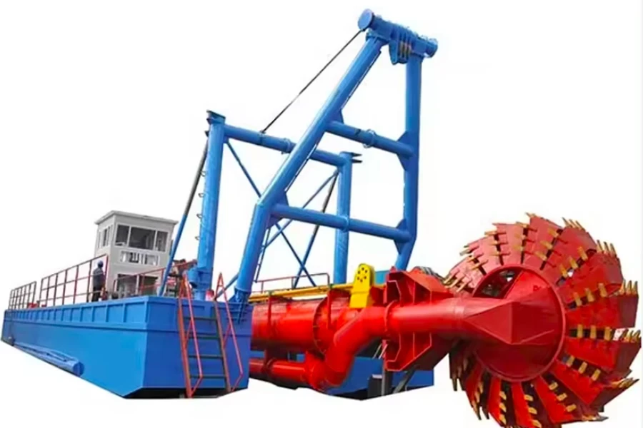 bucket wheel cutter dredger