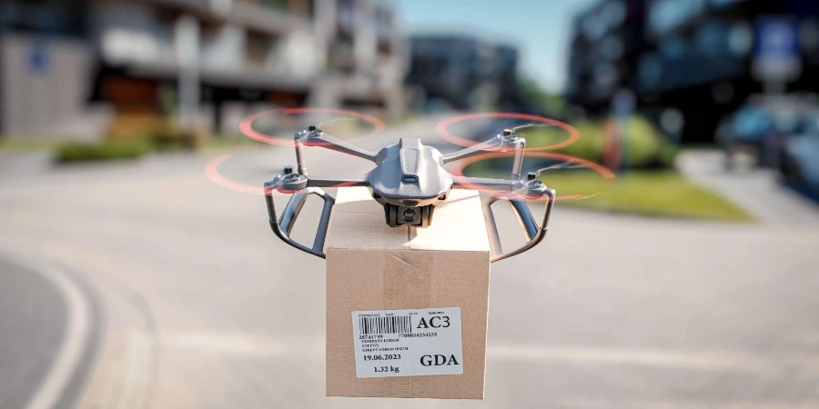pengiriman drone