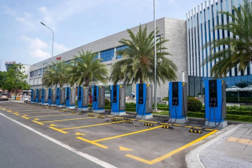 estaciones de carga de vehículos eléctricos globales