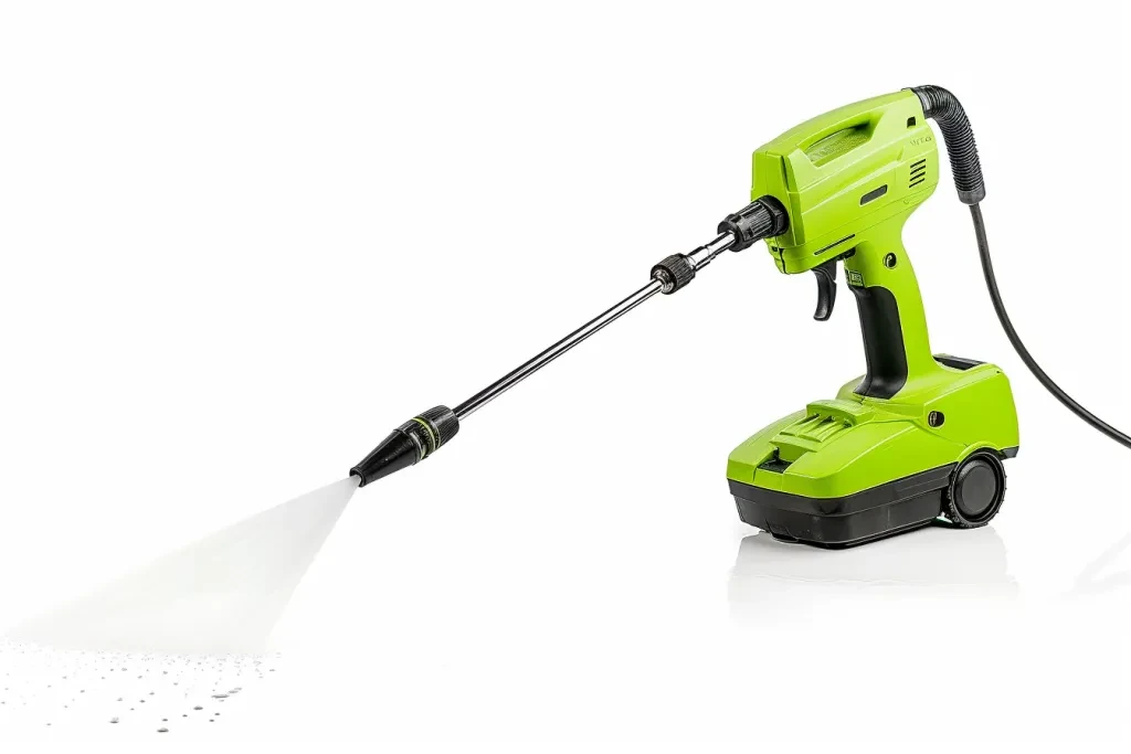 green electric power washer