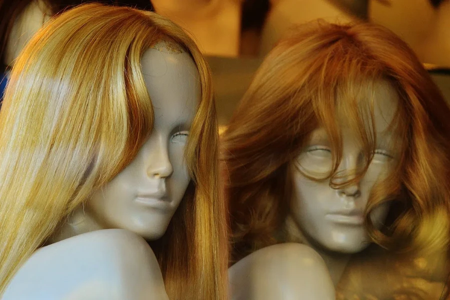 perruques de mannequins